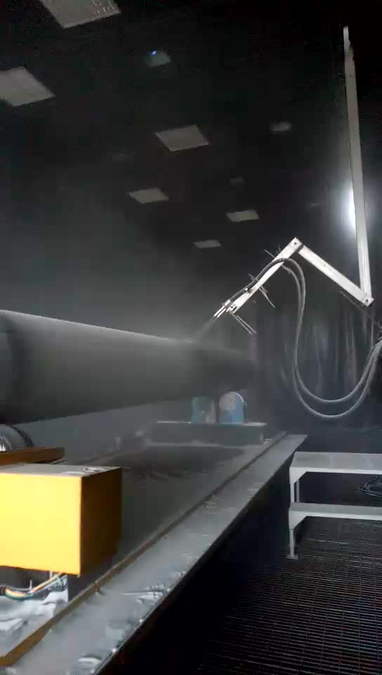 自動輥道噴砂機(jī)工作視頻